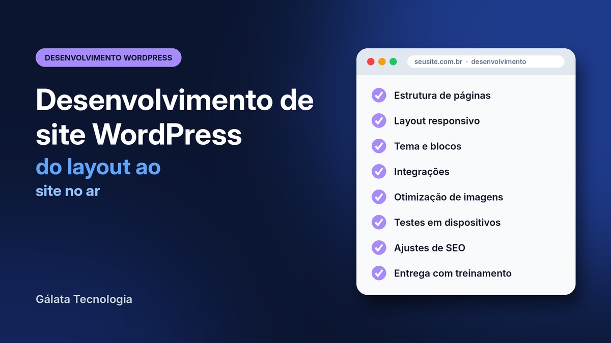Desenvolvimento de site WordPress: do layout ao site no ar